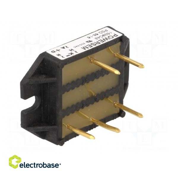 Bridge rectifier: three-phase | Urmax: 1.6kV | If: 68A | Ifsm: 300A image 6