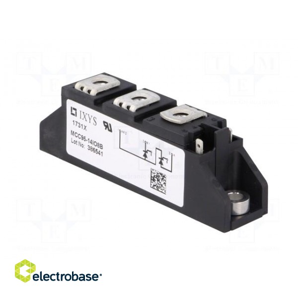 Module: thyristor | double series | 1.4kV | 116A | TO240AA | Ufmax: 1.7V image 4