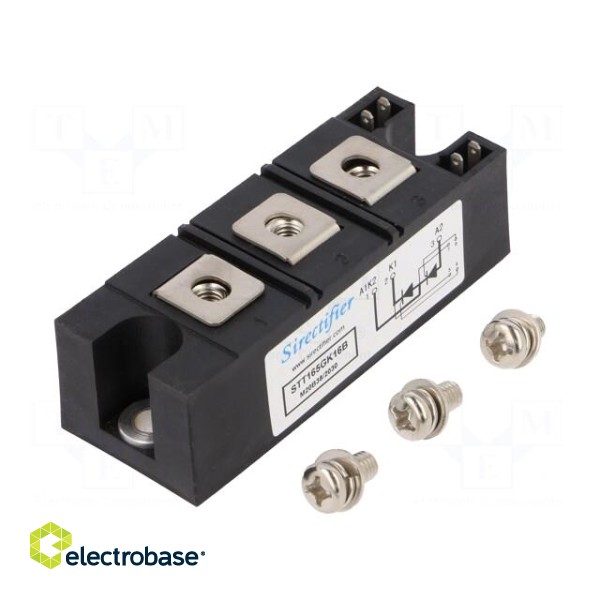 Module: thyristor | double series | 1.6kV | 165A | Ifmax: 300A | 34MM image 1