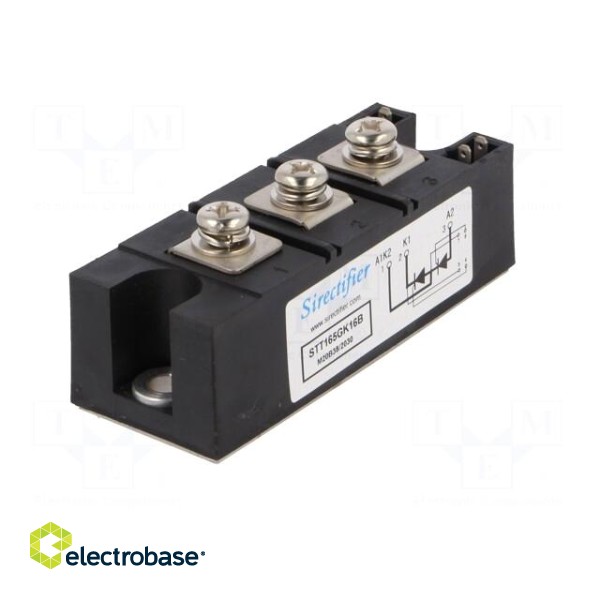 Module: thyristor | double series | 1.6kV | 165A | Ifmax: 300A | 34MM image 2