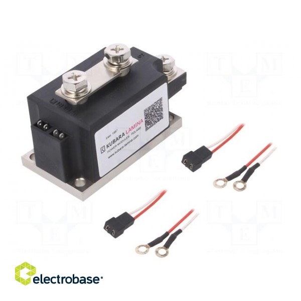 Module: thyristor | double series | 1.6kV | 260A | Ifmax: 408A | 52MM image 1