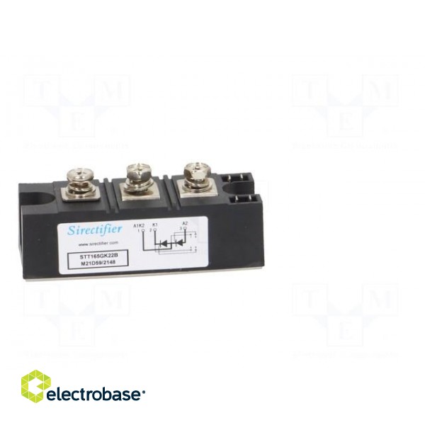 Module: thyristor | double series | 2.2kV | 165A | Ifmax: 300A | 34MM image 3