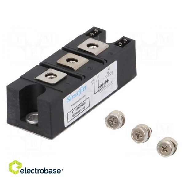 Module: thyristor | double series | 2.2kV | 165A | Ifmax: 300A | 34MM image 1