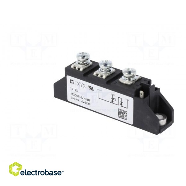 Module: diode-thyristor | 1.2kV | 116A | TO240AA | Ufmax: 1.28V | screw image 4