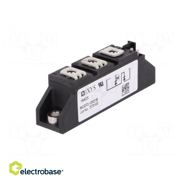 Module: diode-thyristor | 1.2kV | 85A | TO240AA | Ufmax: 1.34V | screw image 2