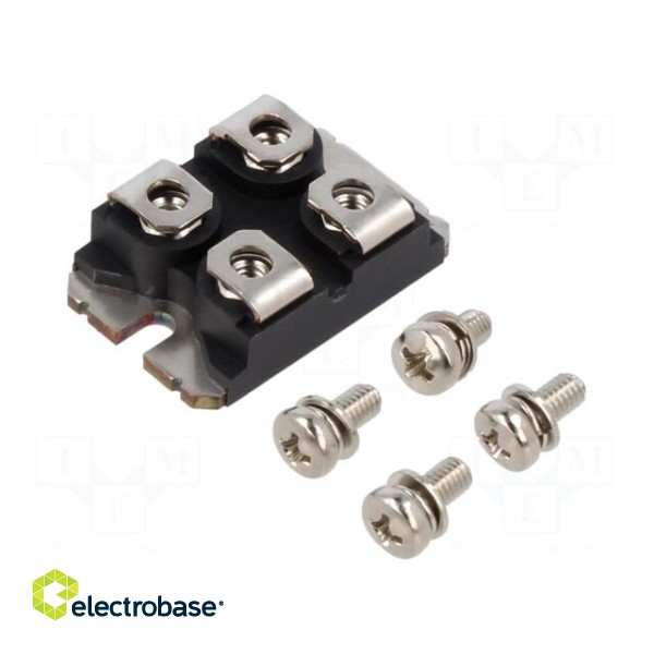 Module | single transistor | 500V | 44A | ISOTOP | screw | Idm: 176A | 450W