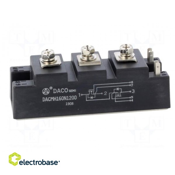Module | transistor/transistor | 1.2kV | 110A | HB9434 | screw | screw paveikslėlis 3