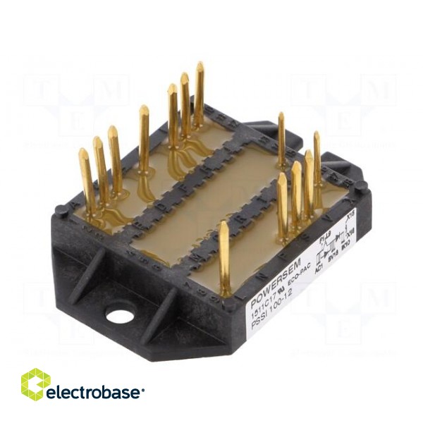 Module: IGBT | diode/transistor | boost chopper | Urmax: 1.2kV | THT фото 1