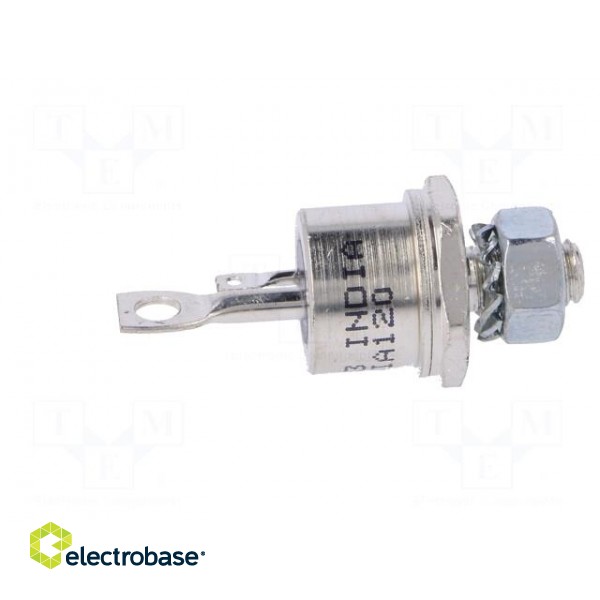 Thyristor: stud | 1.2kV | Ifmax: 80A | 50A | Igt: 100mA | TO208AC,TO65 image 3