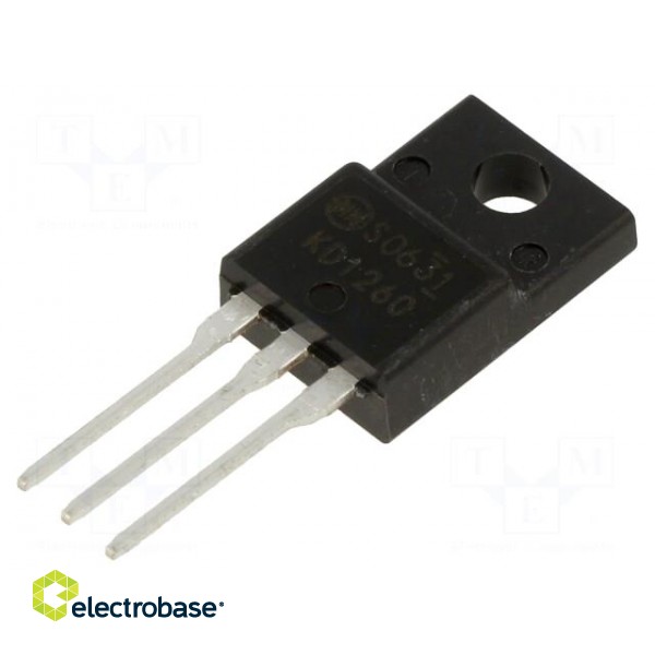 Triac | 600V | 12A | FTO-220AG (5012) | Igt: 30mA | Ifsm: 120A