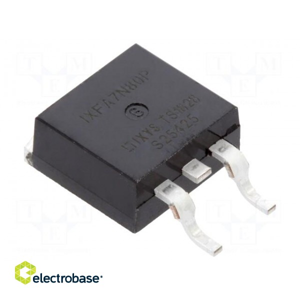 Transistor: N-MOSFET | Polar™ | unipolar | 800V | 7A | 200W | TO263 | 250ns