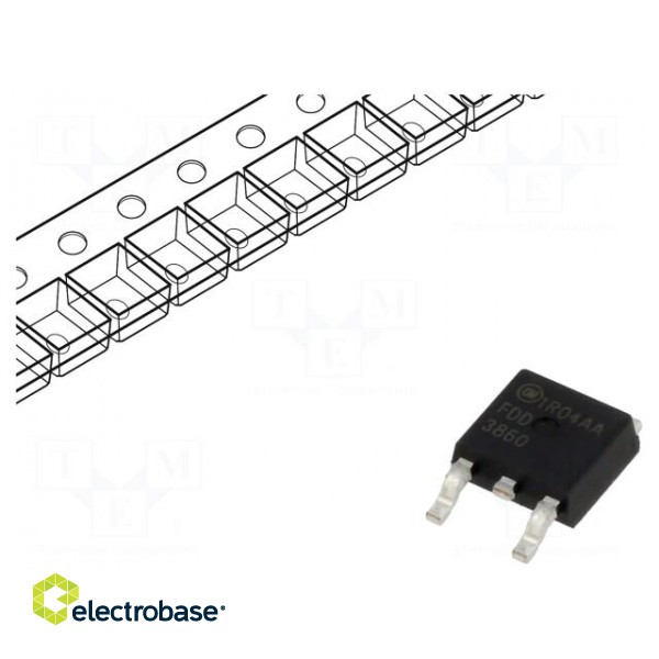 Transistor: N-MOSFET | unipolar | 100V | 6.2A | Idm: 60A | 83W | DPAK