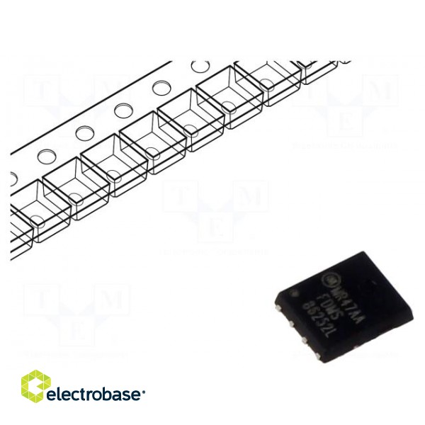 Transistor: N-MOSFET | unipolar | 150V | 12A | 50W | PQFN8