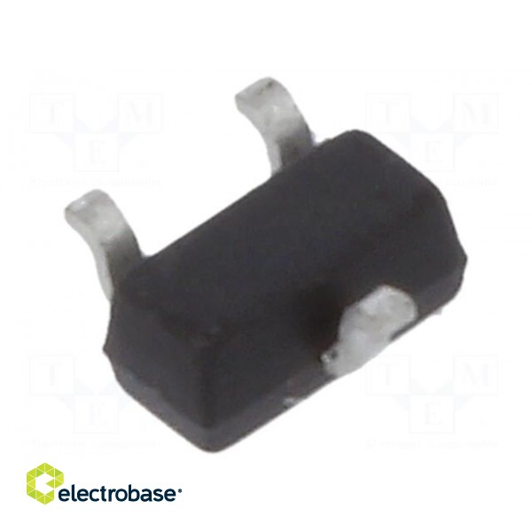 Transistor: N-MOSFET | unipolar | 20V | 0.35A | 0.08W | SC75A paveikslėlis 2