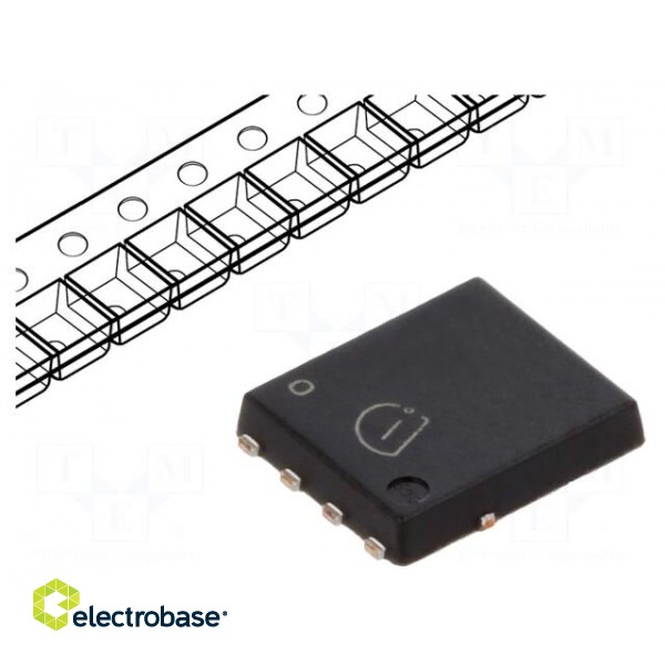 Transistor: N-MOSFET | unipolar | 60V | 36A | Idm: 200A | 50W | PG-TDSON-8
