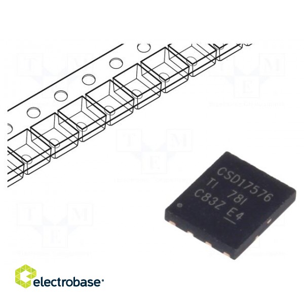 Transistor: N-MOSFET | unipolar | 30V | 100A | 125W | VSON-CLIP8 | 5x6mm