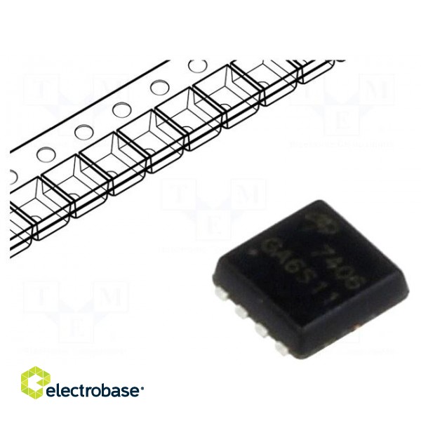 Transistor: N-MOSFET | unipolar | 30V | 15A | 6W | DFN3x3A