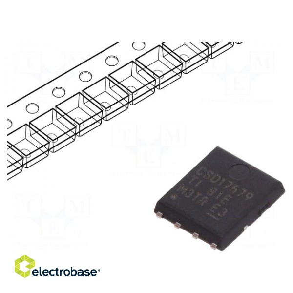 Transistor: N-MOSFET | unipolar | 30V | 25A | 36W | VSONP8 | 5x6mm