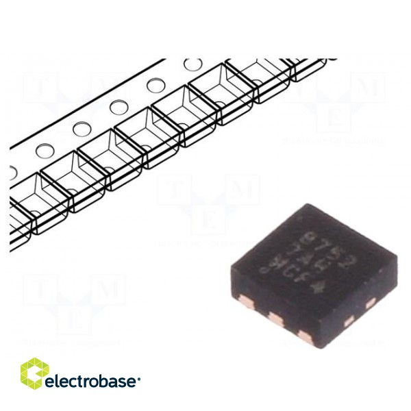 Transistor: N-MOSFET | unipolar | 30V | 5A | 2.3W | WSON6 | 2x2mm