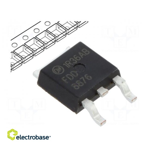 Transistor: N-MOSFET | unipolar | 30V | 73A | 70W | DPAK