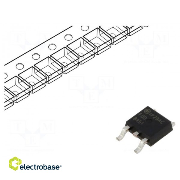 Transistor: N-MOSFET | unipolar | 40V | 28A | 30W | DPAK