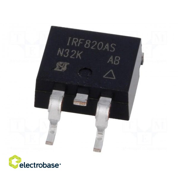Transistor: N-MOSFET | unipolar | 500V | 2.5A | Idm: 10A | 50W