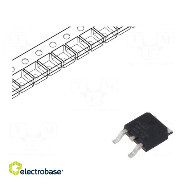 Transistor: N-MOSFET | unipolar | 600V | 2.5A | Idm: 16A | 77W | TO252