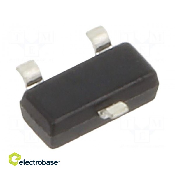 Transistor: N-MOSFET | unipolar | 60V | 0.15A | Idm: 0.8A | 0.34W | SOT23 фото 2