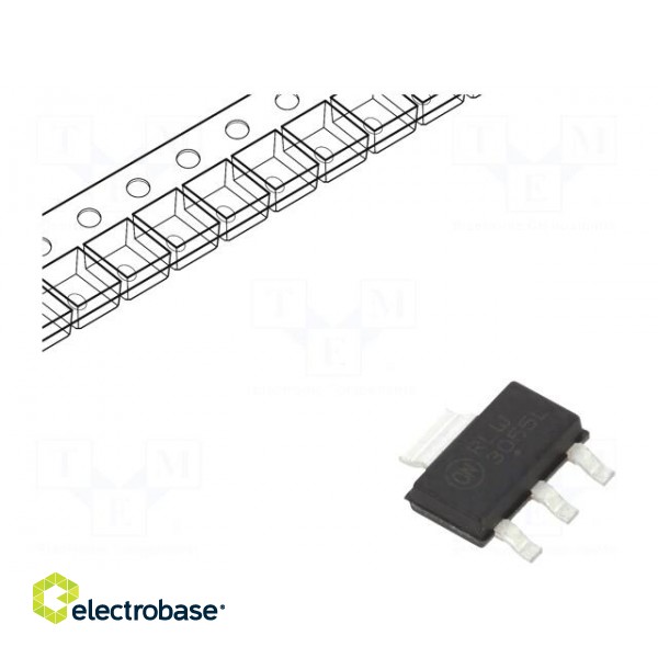 Transistor: N-MOSFET | unipolar | 60V | 1.4A | 1.3W | SOT223