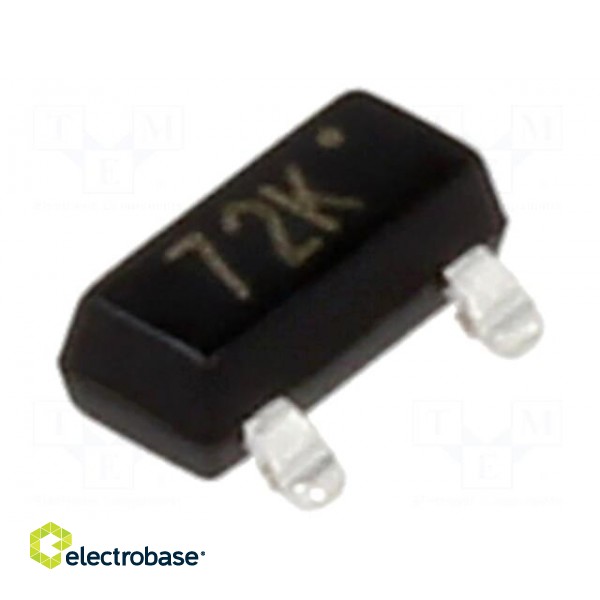 Transistor: N-MOSFET | unipolar | 60V | 340mA | 350mW | SOT23