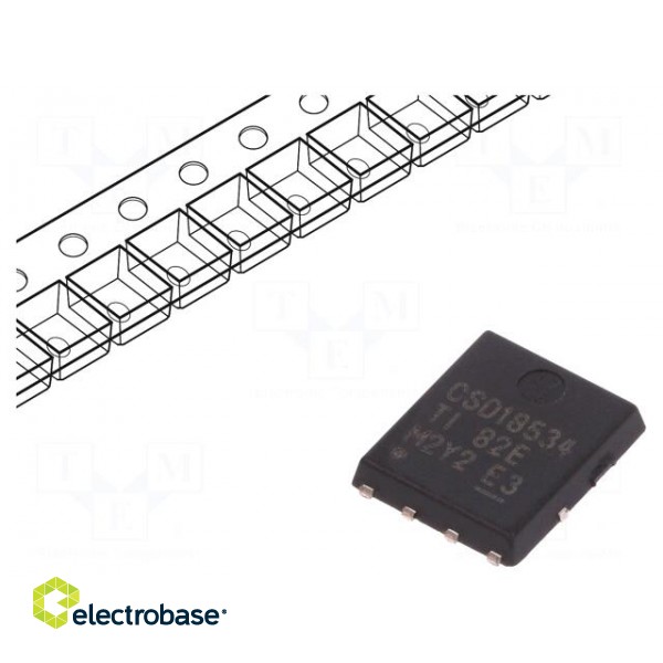 Transistor: N-MOSFET | unipolar | 60V | 50A | 77W | VSONP8 | 5x6mm