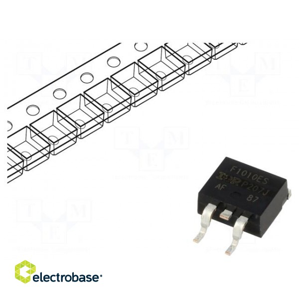 Transistor: N-MOSFET | unipolar | 60V | 59A | Idm: 330A | 200W | D2PAK