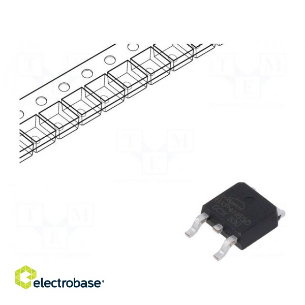 Transistor: N-MOSFET | unipolar | 650V | 2.5A | Idm: 16A | 77W | TO252