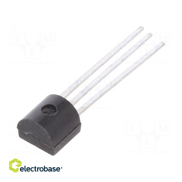 Transistor: N-JFET | unipolar | 25V | 60mA | 350mW | TO92 | Igt: 10mA