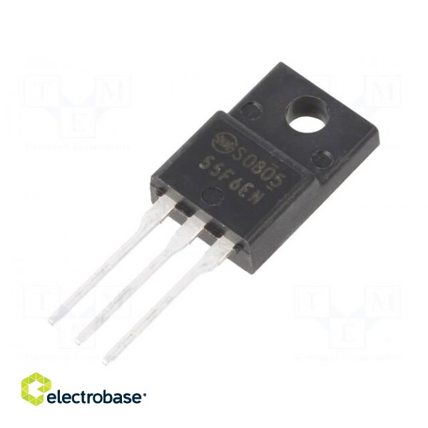 Transistor: N-MOSFET | EETMOS2 | unipolar | 60V | 55A | Idm: 220A | 44W