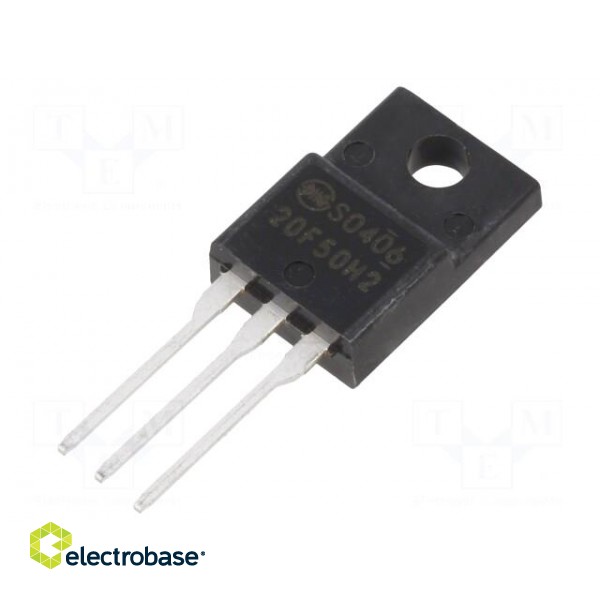 Transistor: N-MOSFET | Hi-PotMOS2 | unipolar | 500V | 20A | Idm: 80A | 95W