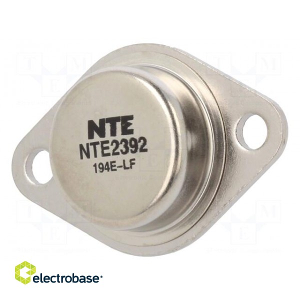 Transistor: N-MOSFET | unipolar | 100V | 25A | Idm: 160A | 150W | TO3 image 1