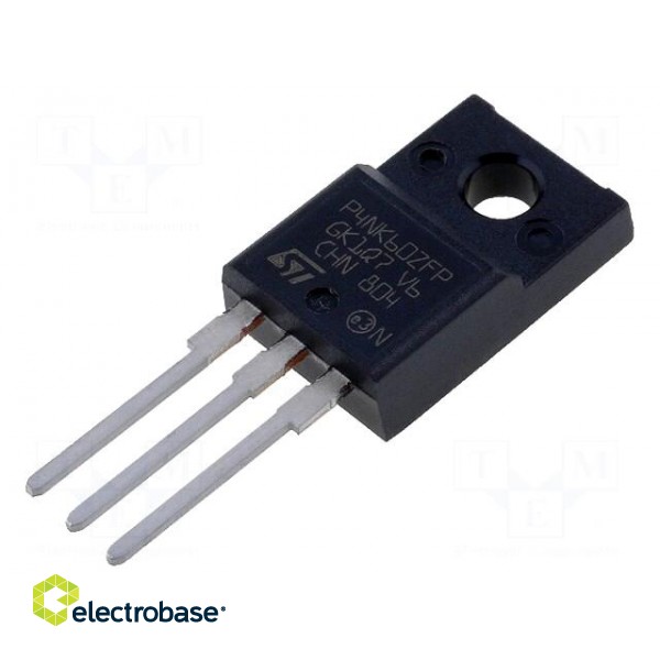 Transistor: N-MOSFET | unipolar | 600V | 2.5A | 25W | TO220FP