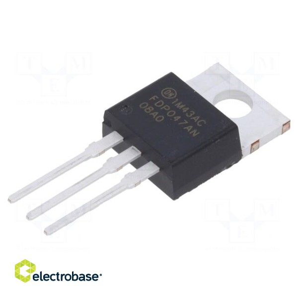 Transistor: N-MOSFET | unipolar | 75V | 80A | 310W | TO220-3