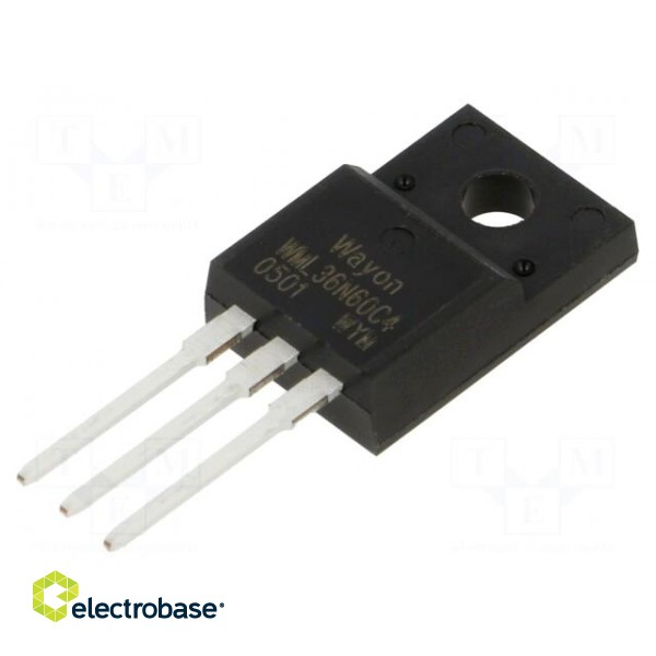 Transistor: N-MOSFET | WMOS™ C4 | unipolar | 600V | 20A | Idm: 100A | 34W