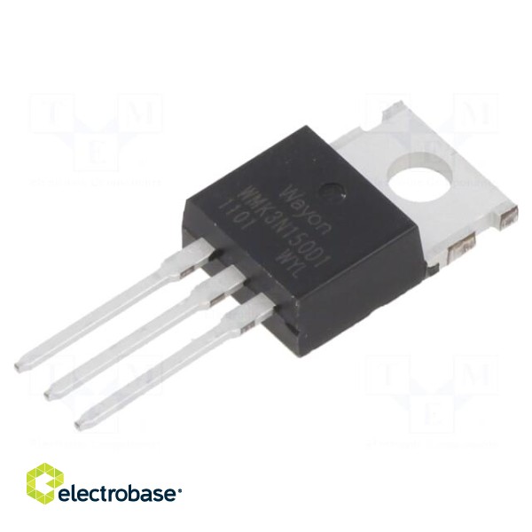Transistor: N-MOSFET | WMOS™ D1 | unipolar | 1.5kV | 3A | Idm: 12A | 125W
