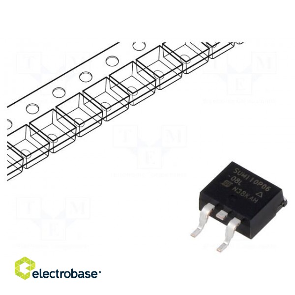 Transistor: P-MOSFET | TrenchFET® | unipolar | -60V | -110A | Idm: -200A