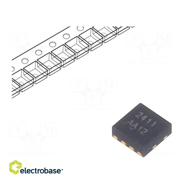 Transistor: P-MOSFET | unipolar | -12V | -15.5A | 3.2W | DFN2x2C