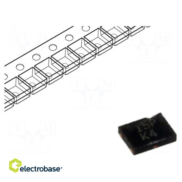 Transistor: P-MOSFET | unipolar | -12V | -5.1A | Idm: -25A | 1.1W