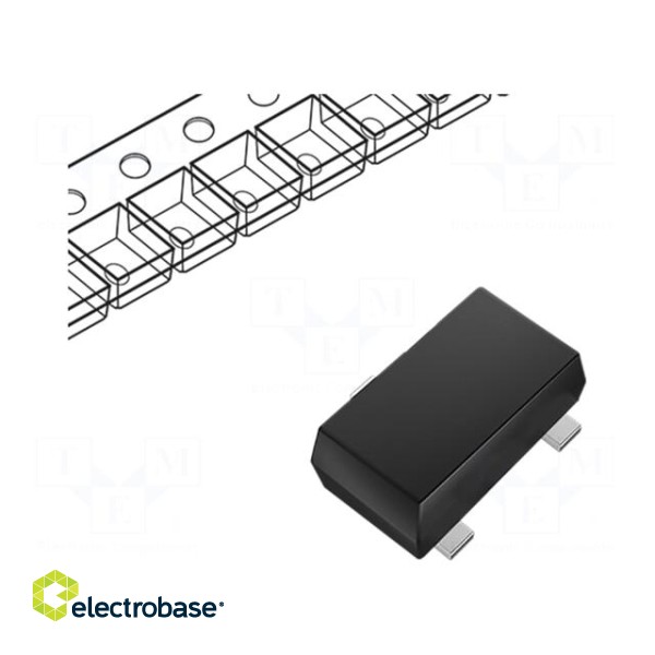 Transistor: P-MOSFET | unipolar | -20V | -0.1A | Idm: -400mA | 0.15W