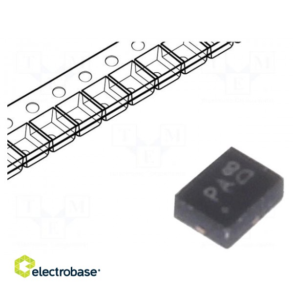 Transistor: P-MOSFET | unipolar | -20V | -1.2A | 0.5W | DFN1411-3