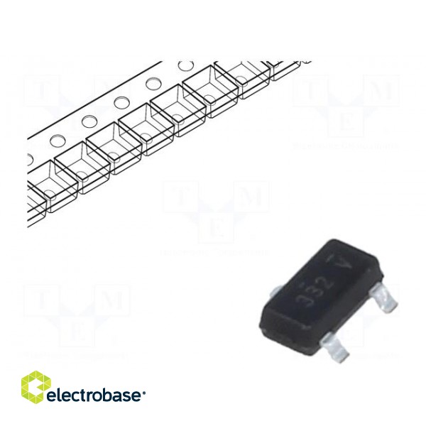 Transistor: P-MOSFET | unipolar | -20V | -1A | 0.5W | SuperSOT-3