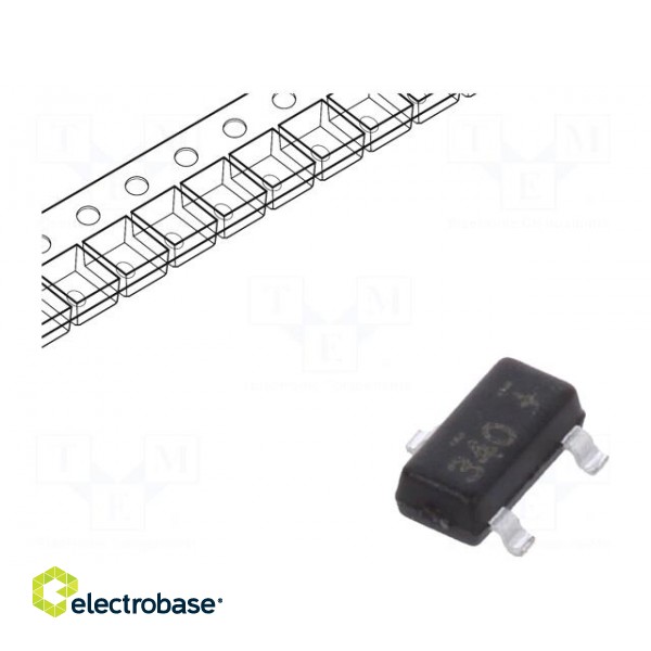 Transistor: P-MOSFET | unipolar | -20V | -2A | Idm: -10A | 0.5W