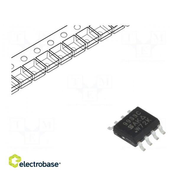 Transistor: P-MOSFET | unipolar | -20V | -4A | 2W | SO8