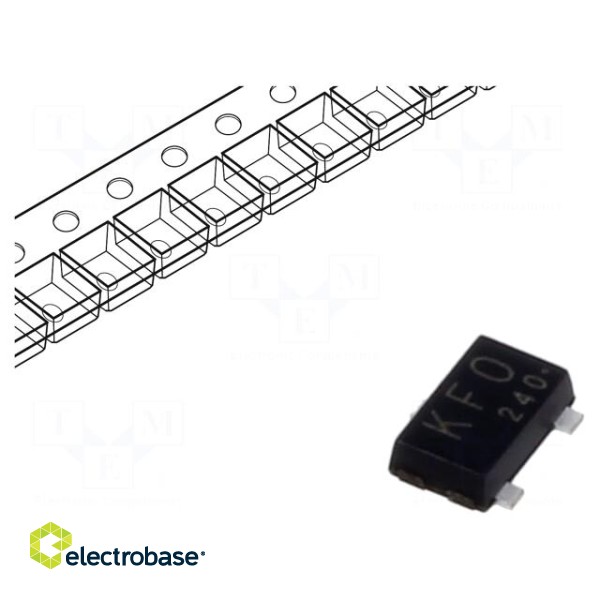 Transistor: P-MOSFET | unipolar | -20V | -4A | Idm: -10A | 2W | SOT23F